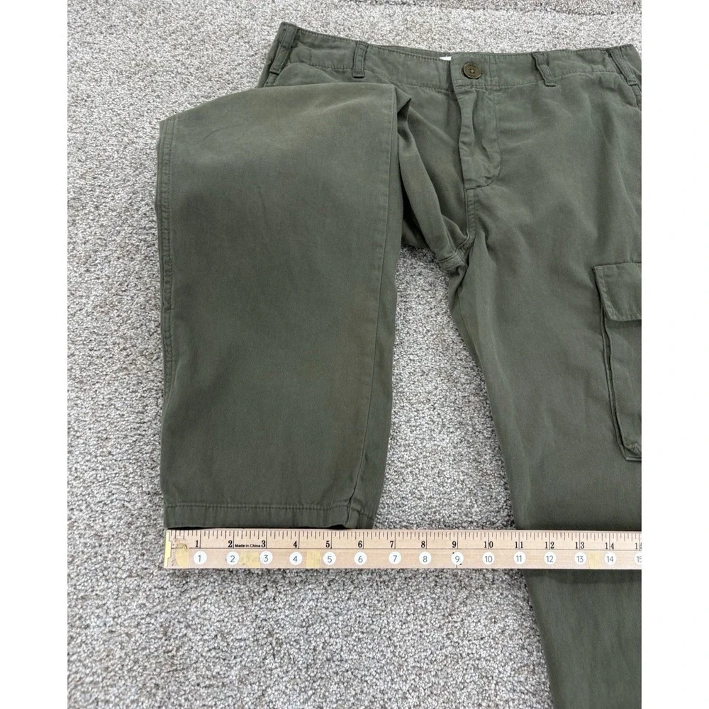 FRAME Relaxed Crop Cargo Pant Womens 28 Washed Surplus Green Minimalist Utility